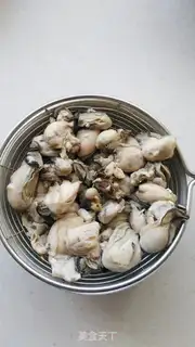 Make Onion fried oysters step 3