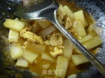 Make curry eggs and croquettes step 6