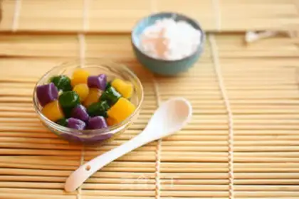 Make Colour vegetable taro step 17