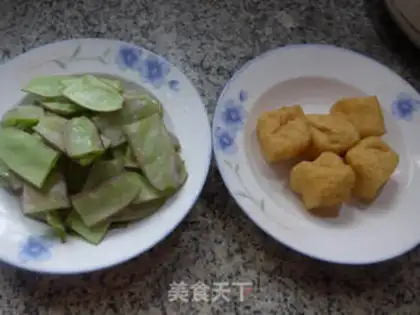 Make Tofu fried lentils step 0