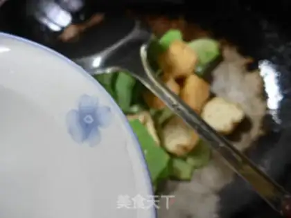 Make Tofu fried lentils step 4