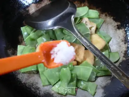 Make Tofu fried lentils step 7