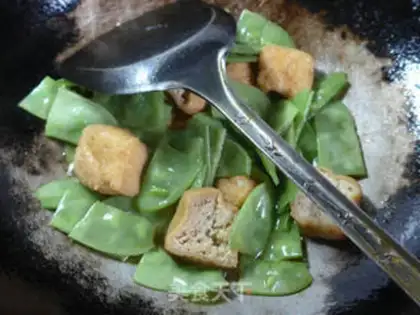 Make Tofu fried lentils step 9