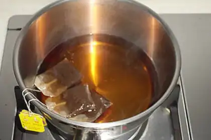 Make Coconut flavour tea step 5