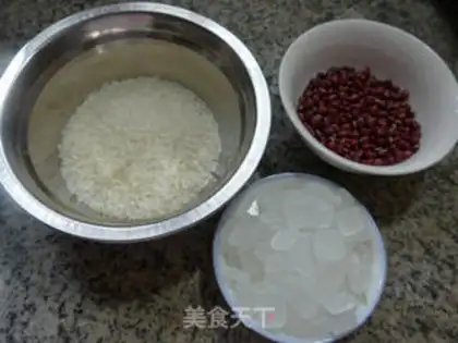 Make Red bean rice congee step 0