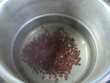 Make Red bean rice congee step 4