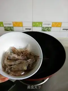 Make Fries, shrimp soup step 1