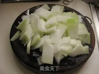 Make Oil-free melon soup step 4