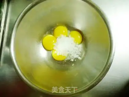 Make Blue Sea Heartcake step 1