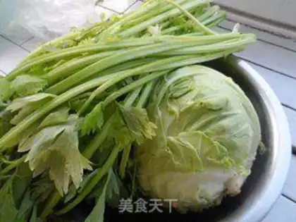 Make Celery pickle dumplings step 0