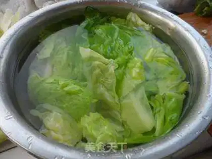 Make Celery pickle dumplings step 1