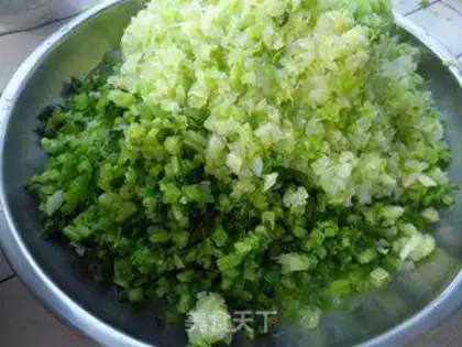Make Celery pickle dumplings step 3