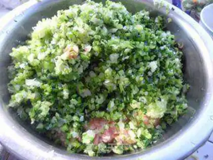 Make Celery pickle dumplings step 6