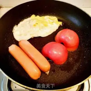 Make English breakfast step 1