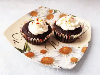 Make Chocolate cupcakes step 10
