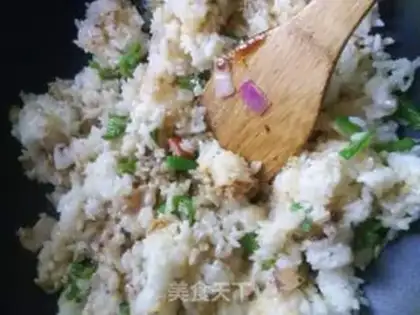 Make The green peppers are fried step 4