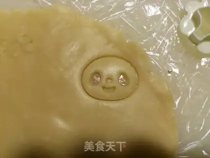 Make Panda cookies step 6