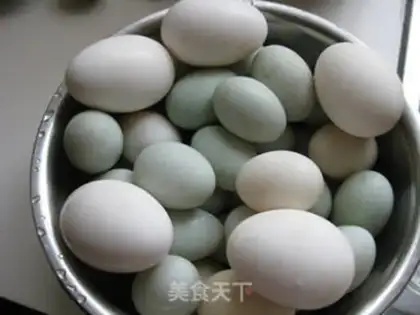 Make Homemade duck eggs step 1