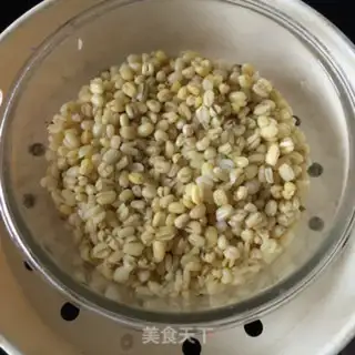 Make Green bean cake step 2