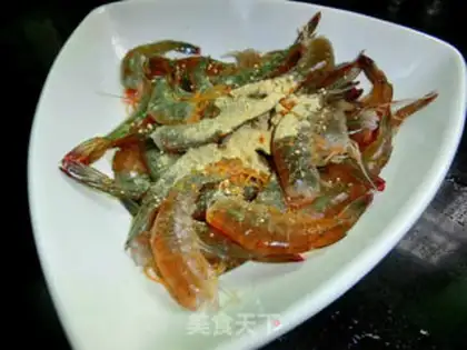 Make Spicy shrimp from a dry pot step 0