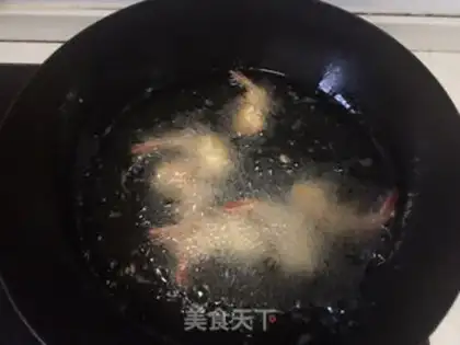 Make Beautiful golden phoenix shrimp step 5