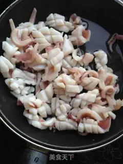 Make Squidfish rolls with macaroni sauce step 3