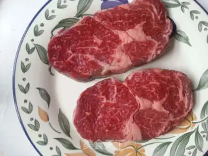 Make Michelin three star steaks step 1