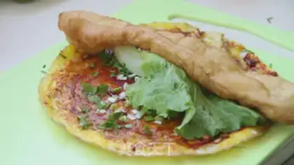 Make Pancake fruit step 3