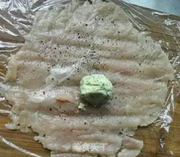 Make Kiev fried chicken step 2