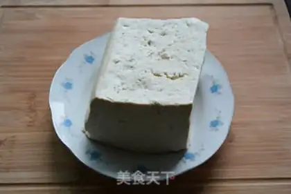 Make Big face tofu step 0