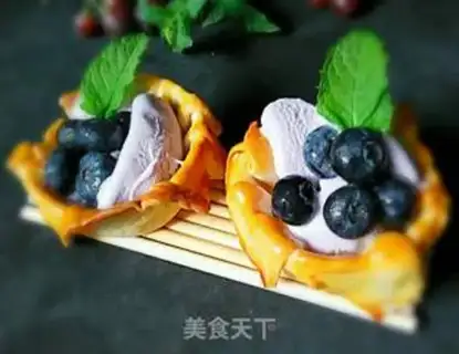 Make Blueberry ice cream step 7