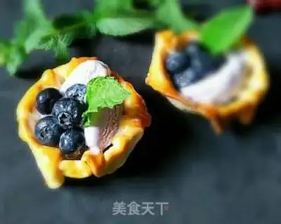 Make Blueberry ice cream step 10