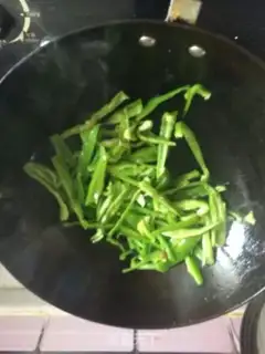 Make Ham and pepper step 4