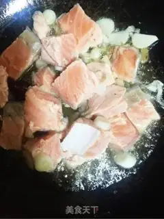 Make Tofu with salmon step 4