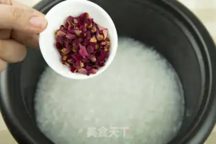 Make Rose porridge step 2