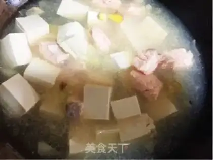 Make Tofu with salmon step 5