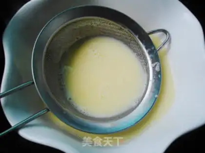 Make Shell egg pudding step 4