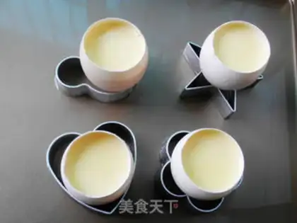 Make Shell egg pudding step 5