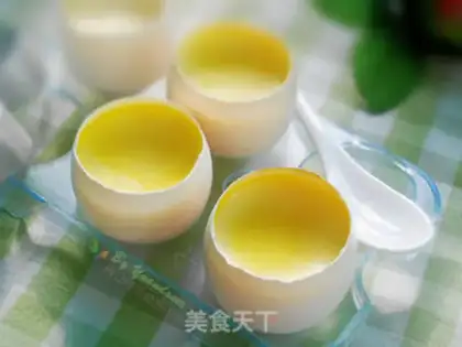 Make Shell egg pudding step 8