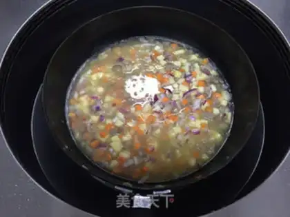 Make Curry beef rice step 8