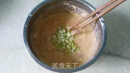 Make Old cucumber egg pancakes step 4