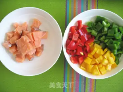 Make Pepper salmon step 1
