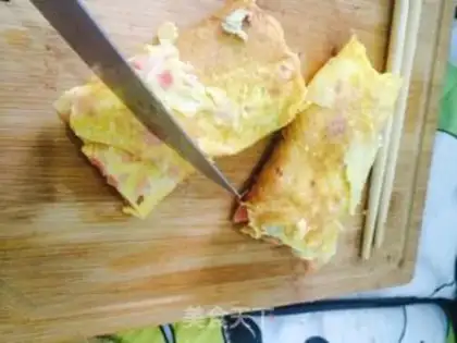 Make Ham and eggs step 5