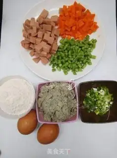 Make Ham bean slag pancakes step 3