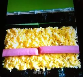 Make Sakura sushi step 4