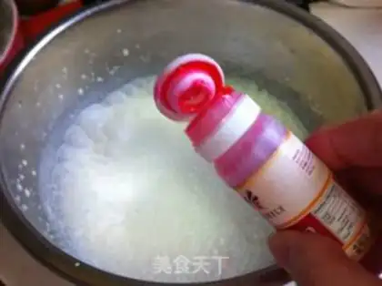 Make Rose ice cream step 7