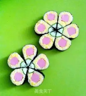 Make Sakura sushi step 6