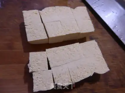 Make Frozen tofu with cabbage step 1