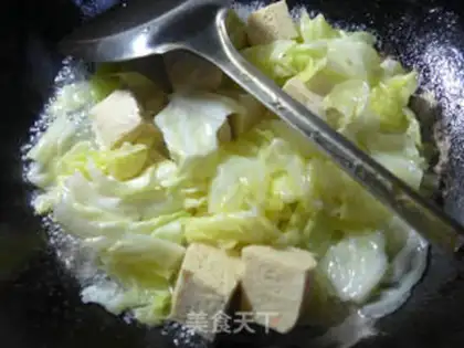 Make Frozen tofu with cabbage step 5