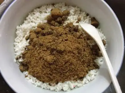 Make Red sugar bean crotch step 2